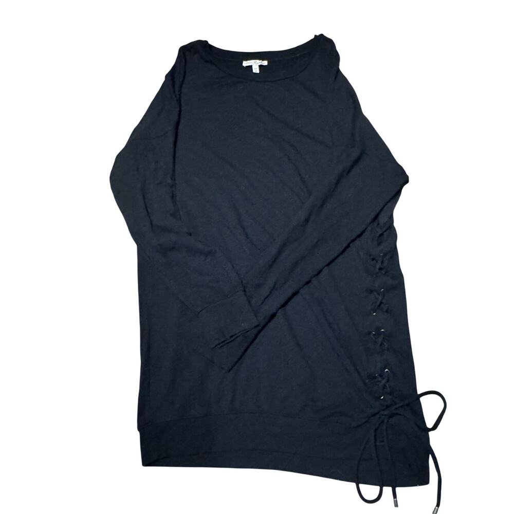 Express One Eleven - black sweatshirt tunic Size L